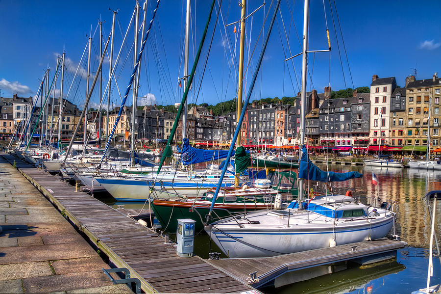 The Honfleur Marina Photograph by Tim Stanley