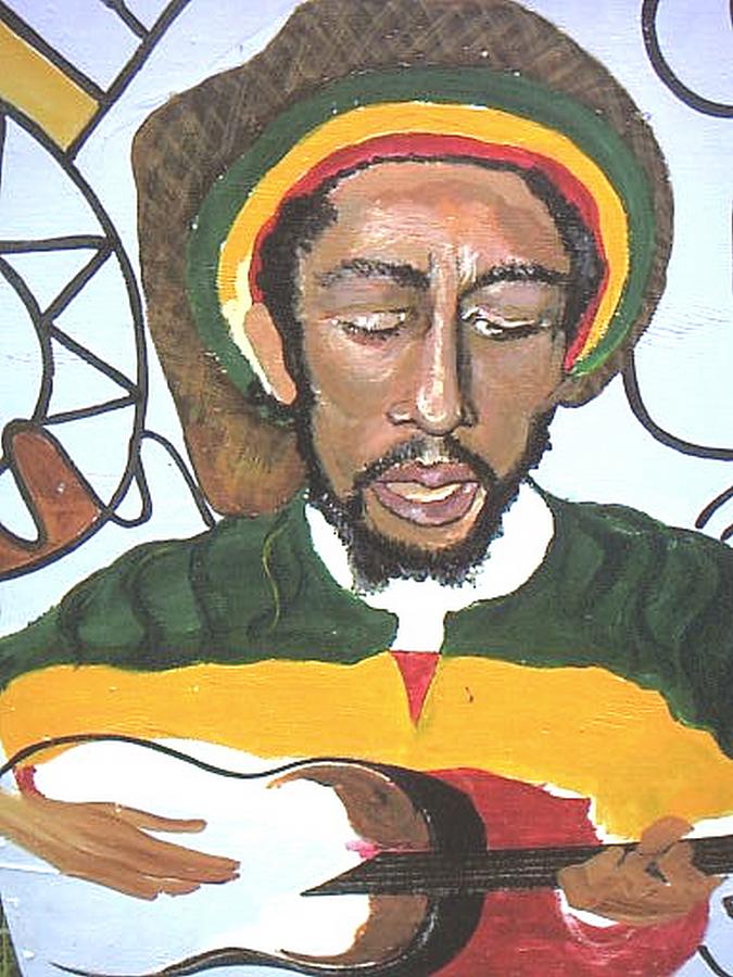 the honorable Robert Nester Marley Painting by Kalikata MBula the honorable Robert Nester Marley Painting by Kalikata MBula