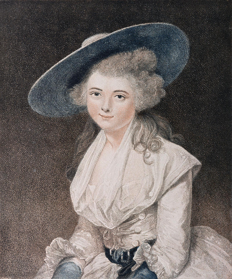 Joshua Reynolds Painting - The Honourable Miss Bingham by Joshua Reynolds