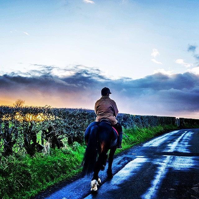 The Horse And Rider, Northern Ireland Photograph by Aleck Cartwright