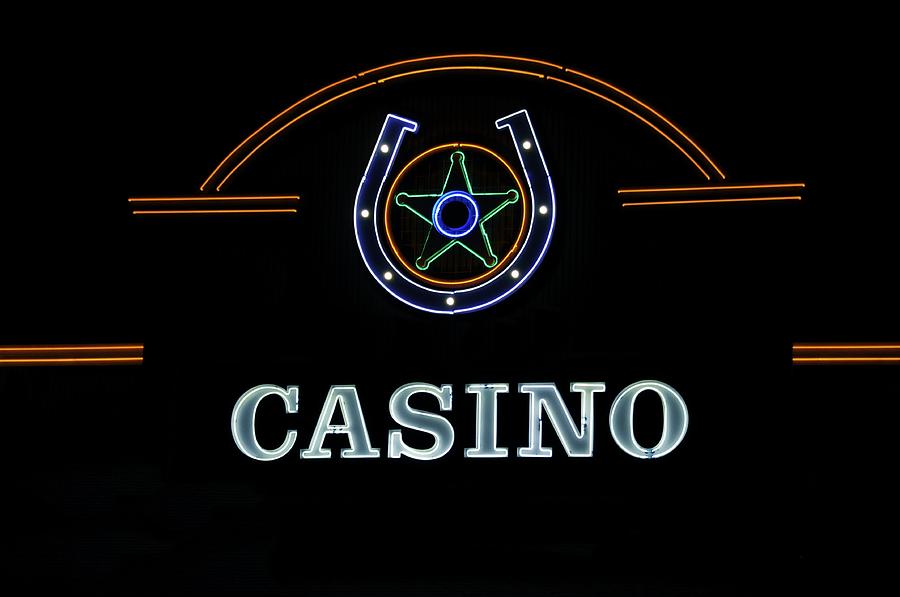 The Horseshoe Casino Neon Sign Photograph