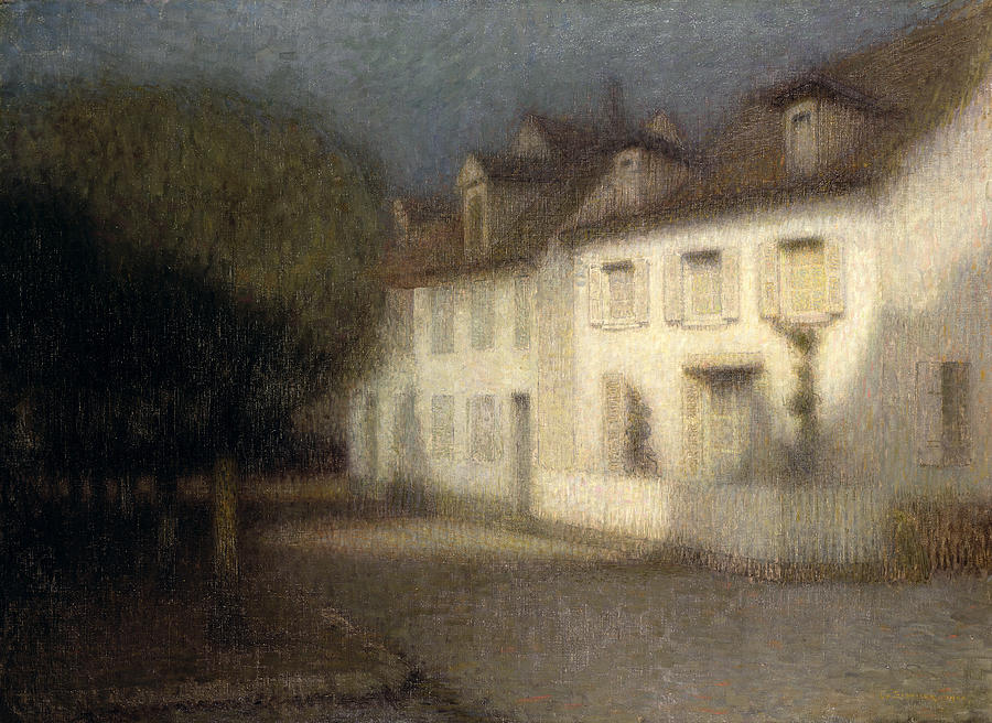 Architecture Painting - The House by Henri Eugene Augstin Le Sidaner