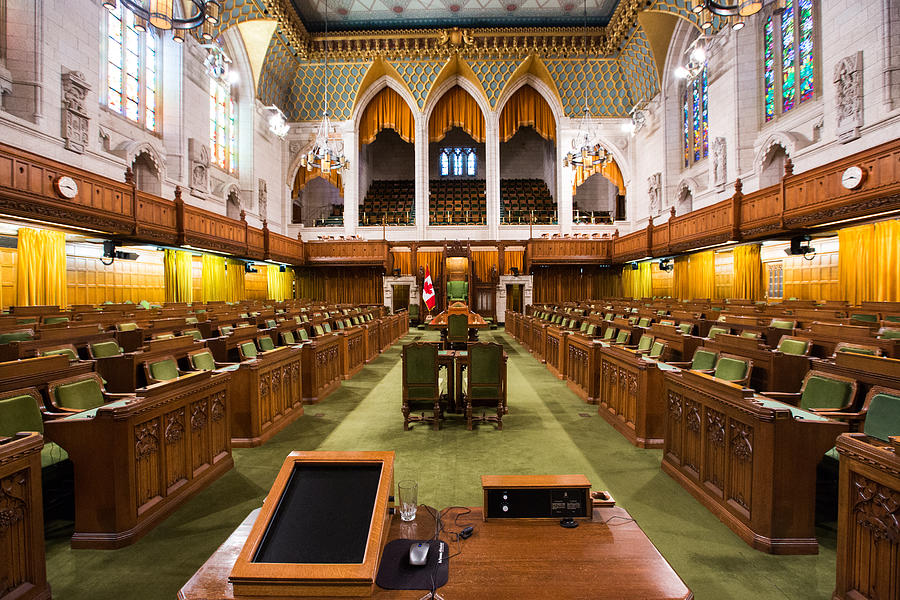 The House of Commons in the Canadian Parliament Building Photograph by Steven_Kriemadis