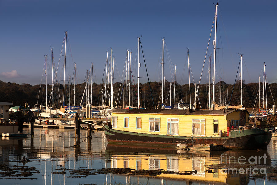 The Houseboat Photograph by Peter Noyce