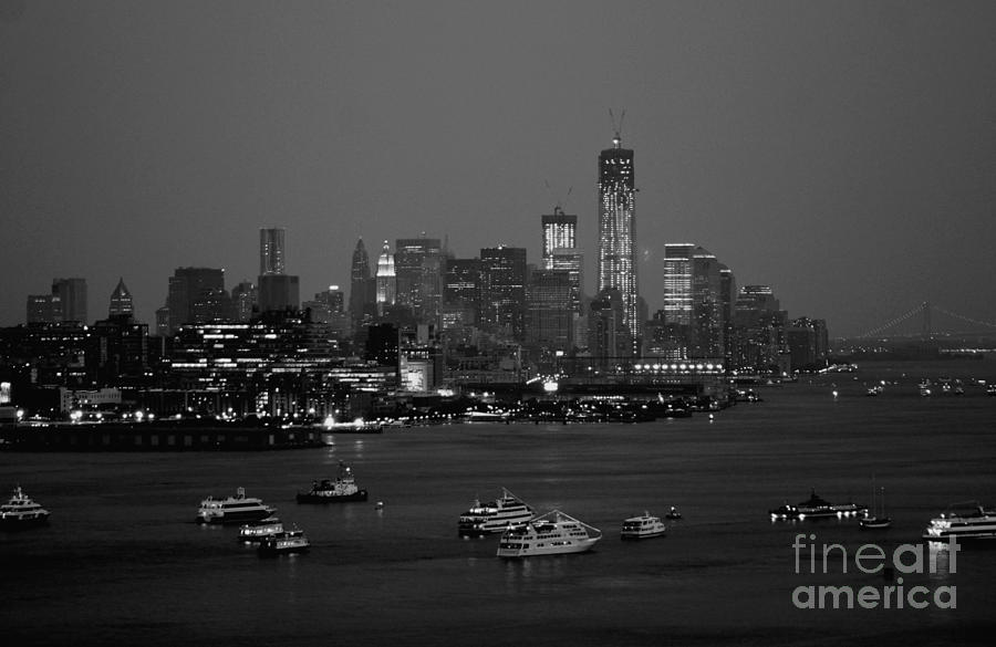 The Hudson and Freedom Tower Photograph by Living Color Photography Lorraine Lynch