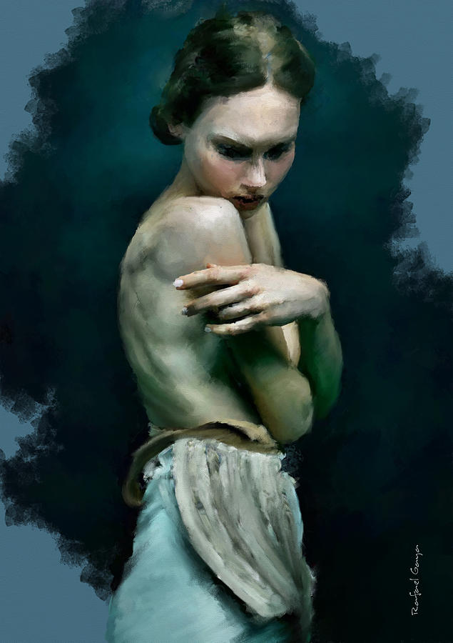 Paint Painting - The Hug by Rafael Gaya