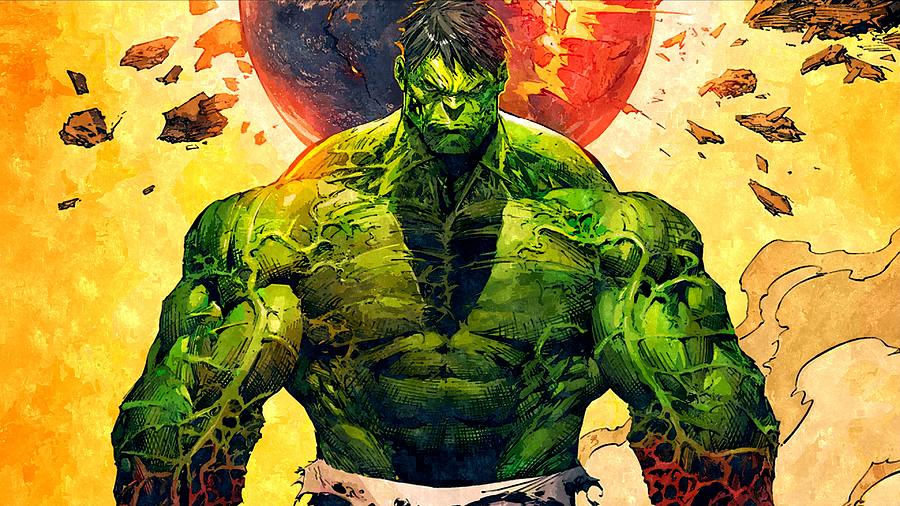 The Hulk Painting by Florian Rodarte - Fine Art America