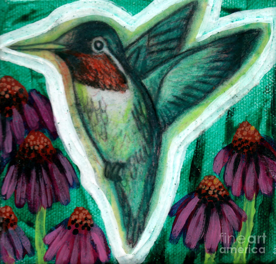 The Hummingbird 2 Painting by Genevieve Esson