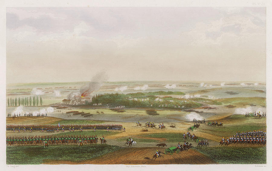The Hundred Days Battle Of Waterloo Drawing by Mary Evans Picture