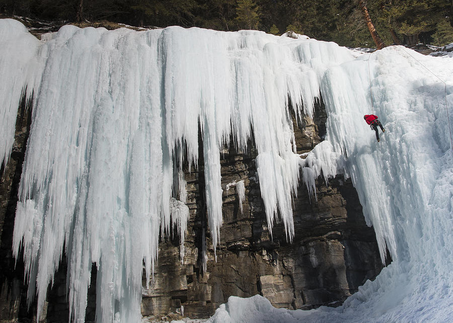 The Ice Climber Photograph by Bill Cubitt