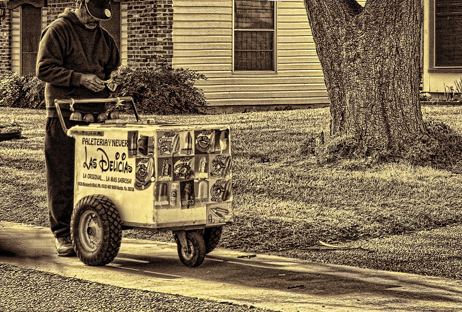 The Ice Cream Man Photograph by Linda Phelps