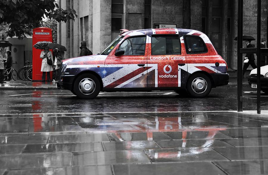The iconic London black cab Photograph by Dutourdumonde Photography