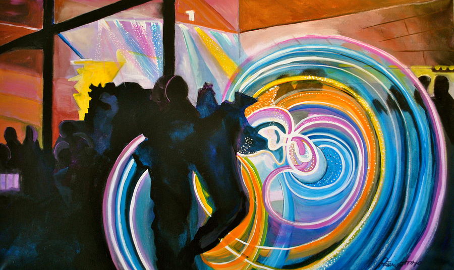The Illuminated Dance Painting by Patricia Arroyo