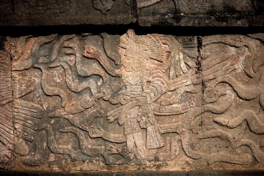 Mayan Photograph - The Image Of A Toltec Warrior by Chico Sanchez