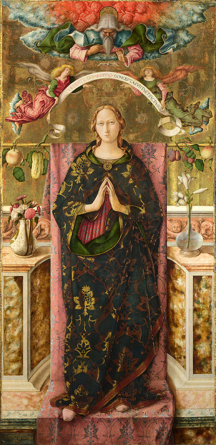 The Immaculate Conception Painting by Carlo Crivelli
