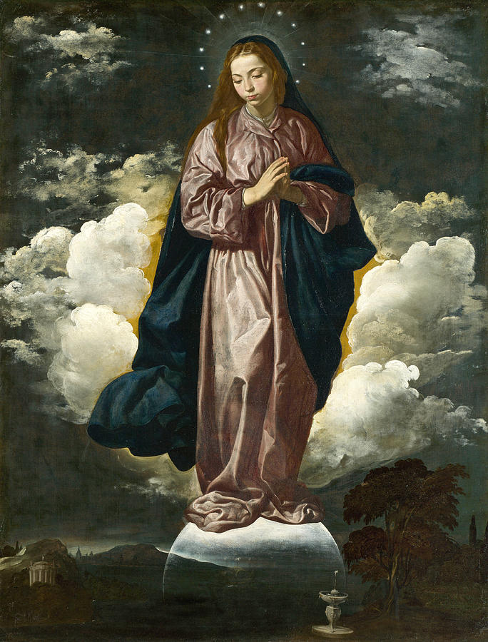 Diego Velazquez Painting - The Immaculate Conception by Diego Velazquez