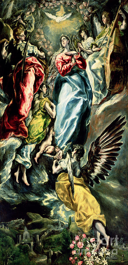 The Immaculate Conception Painting by El Greco Domenico Theotocopuli