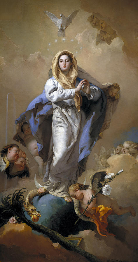 The Immaculate Conception Painting by Giovanni Battista Tiepolo