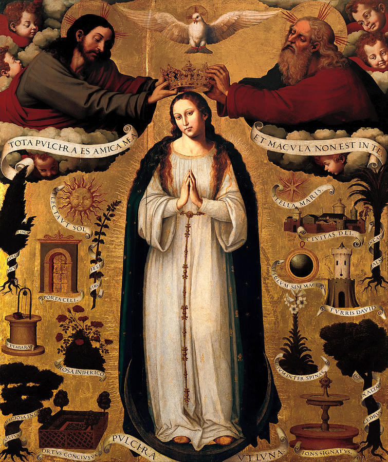 Madonna Painting - The Immaculate Conception by Mountain Dreams