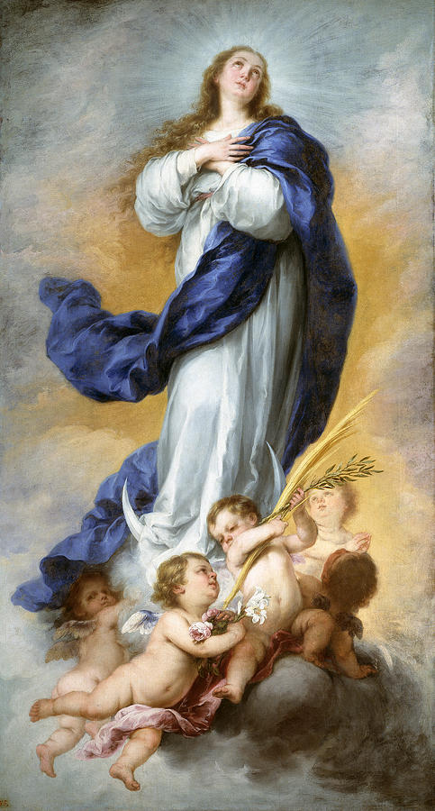 The Immaculate Conception of Aranjuez Painting by Bartolome Esteban Murillo