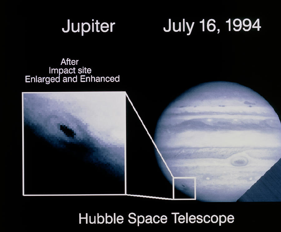 The Impact Of Shoemaker Levy 9 And Jupiter Photograph By Nasaesastscihhammelmitscience 