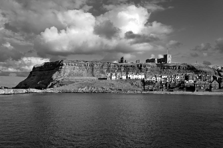 The Imposing East Cliff  - Whitby Photograph by Rod Johnson