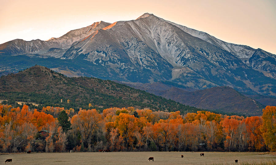 The Impressive Mount Sopris   Photograph by Eric Rundle