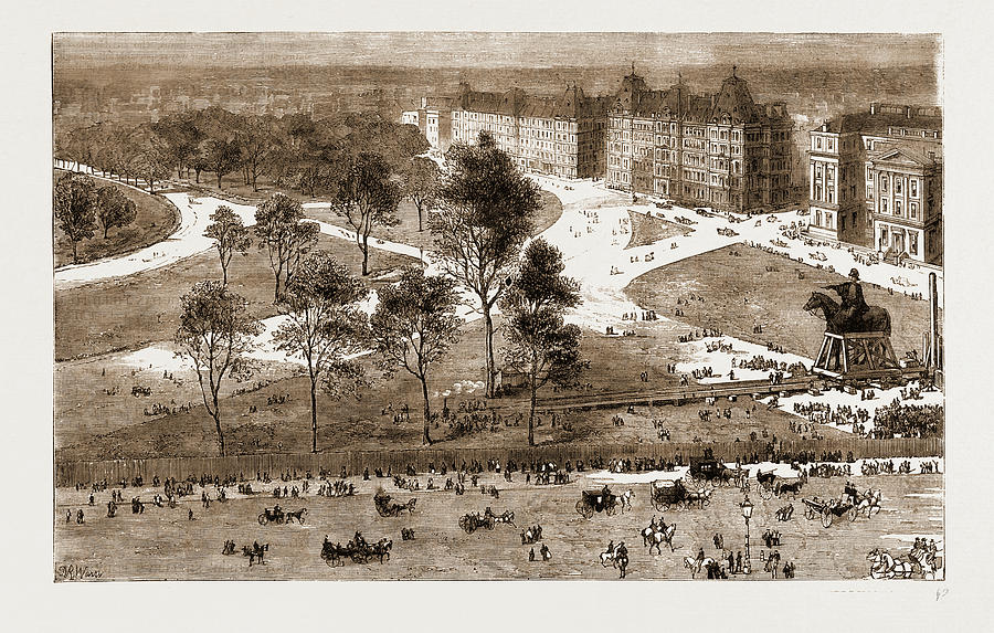Duke University Drawing - The Improvements At Hyde Park Corner, And The Removal by Litz Collection