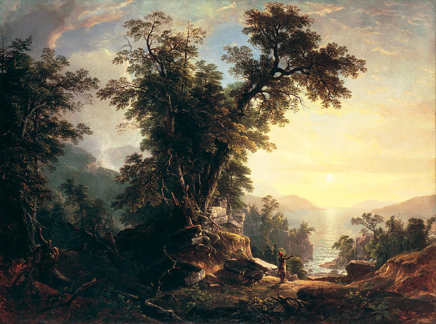 The Indians Vespers Painting by Asher Brown Durand