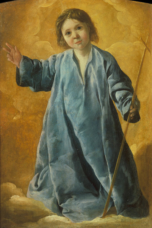 The Infant Christ Painting by Francisco de Zurbaran