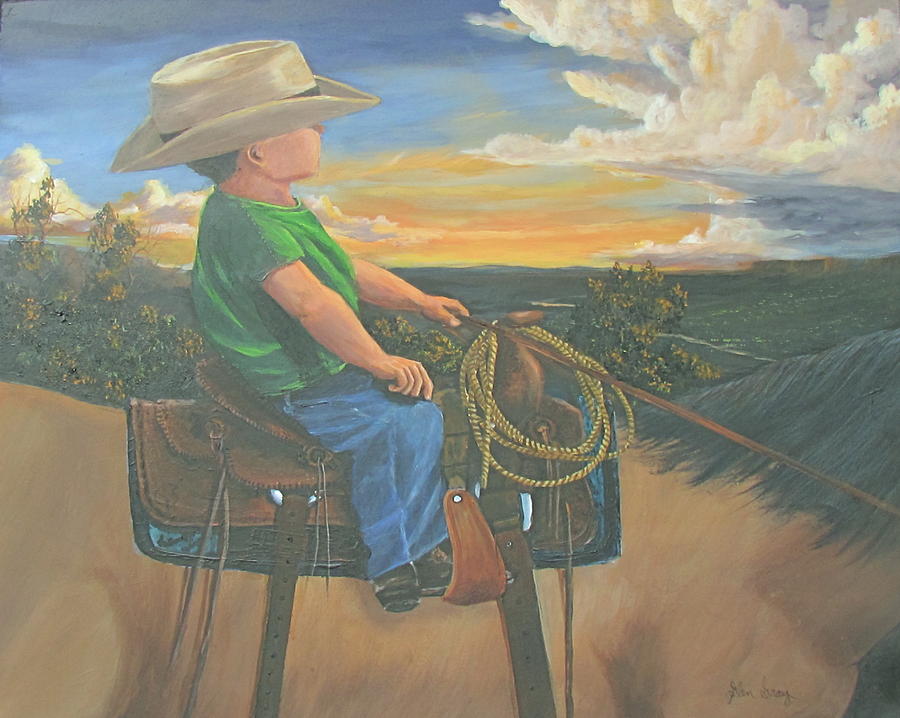 Sunset Painting - The Inheritance by Glen Gray