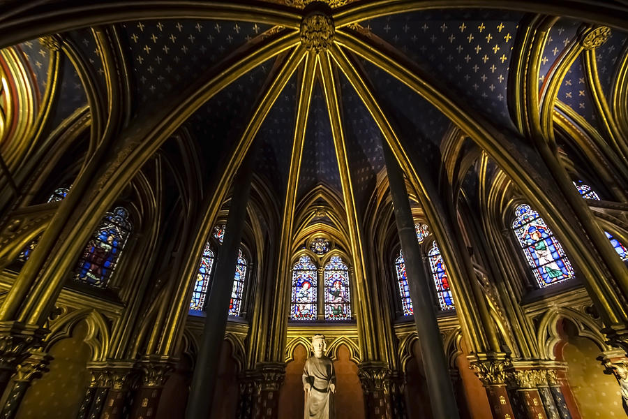 the inner beauty of Sainte Chapelle Photograph by Sven Brogren