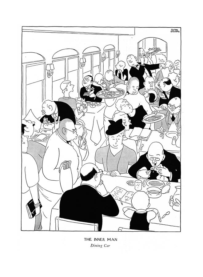 The Inner Man

Dining Car Drawing by Gluyas Williams