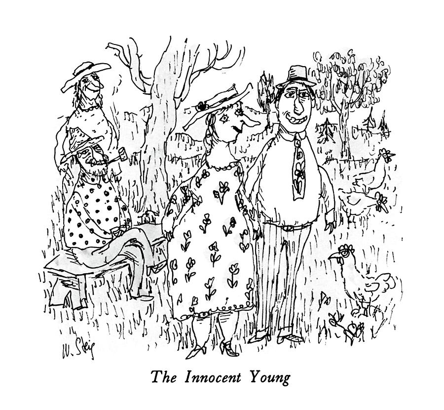 The Innocent Young Drawing by William Steig