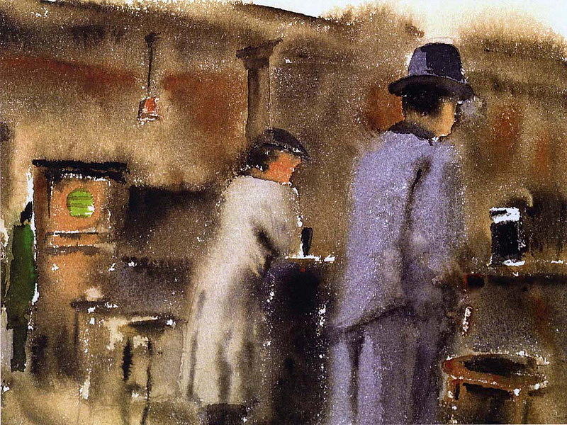 Val Byrne Painting - The Intensive Care Unit by Val Byrne