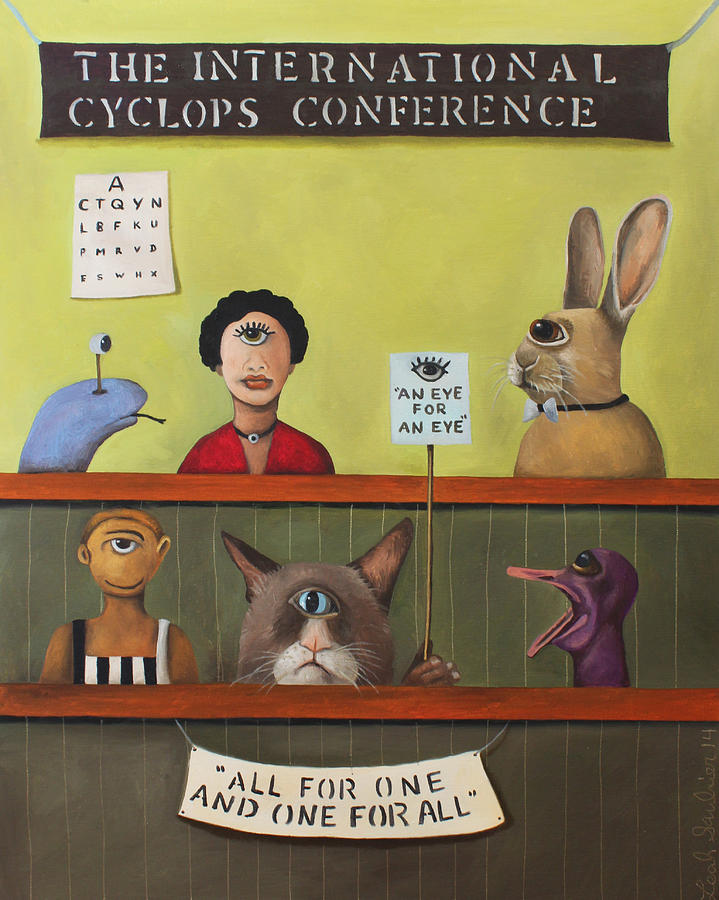 The International Cyclops Conference edit 2 Painting by Leah Saulnier The Painting Maniac