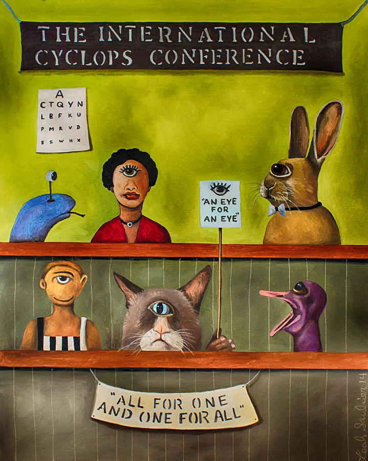 The International Cyclops Conference edit 3 Painting by Leah Saulnier The Painting Maniac
