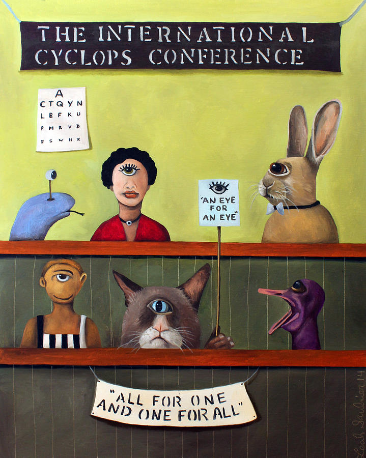 The International Cyclops Conference Painting by Leah Saulnier The Painting Maniac