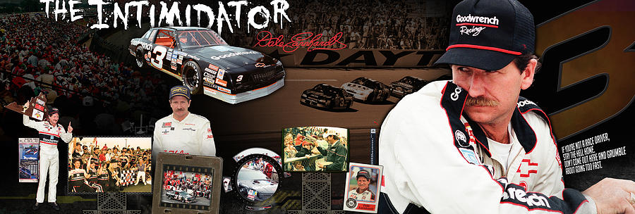 The Intimidator Dale Earnhardt Panoramic Photograph by Retro Images Archive