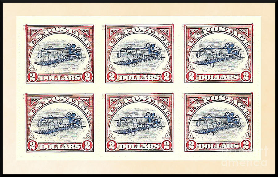 The Inverted Jenny Stamp Reissued Photograph by Charles Robinson