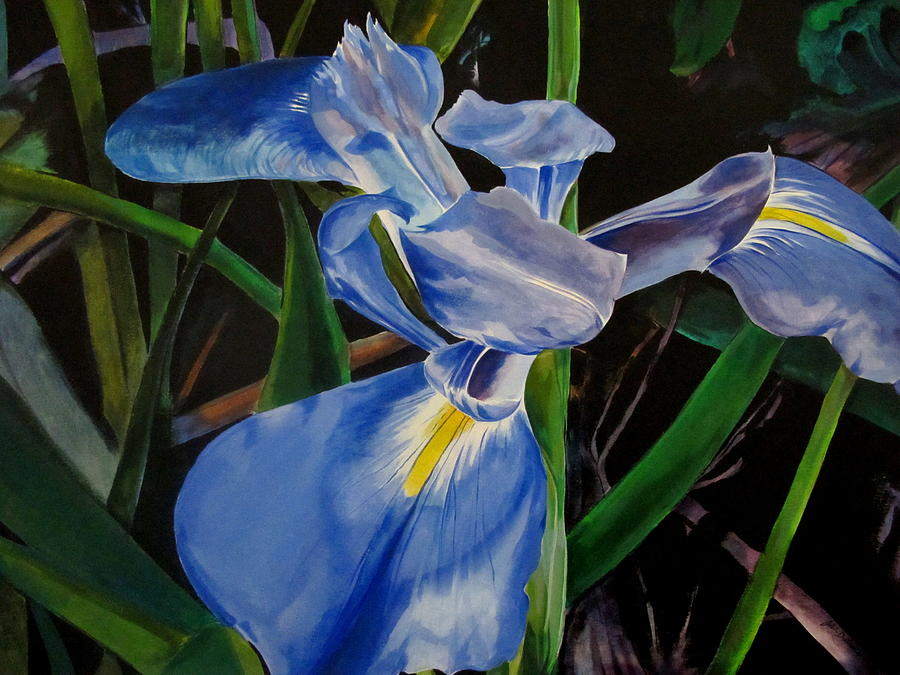 The Iris Painting by John  Duplantis