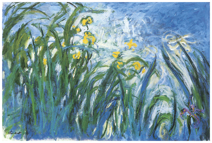 The Irises by Claude Monet