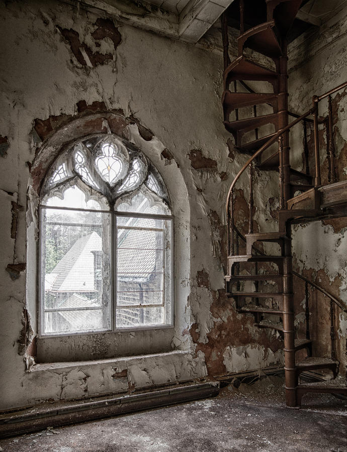 The Iron Staircase  Photograph by Marzena Grabczynska Lorenc
