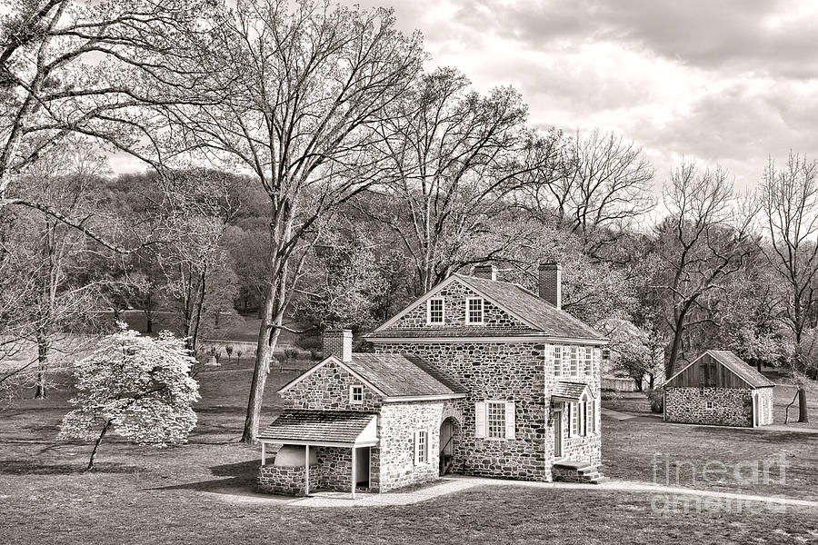 Philadelphia Photograph - The Isaac Potts House by Olivier Le Queinec