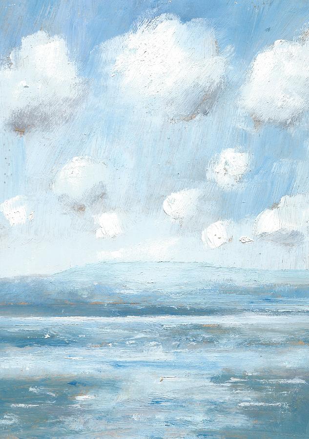 The Isle of Wight from Portsmouth Part Seven Painting by Alan Daysh ...