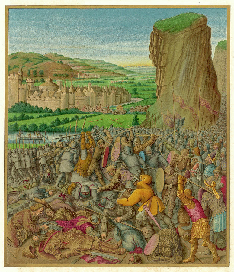 The Israelites Take The Ark Drawing by Mary Evans Picture Library