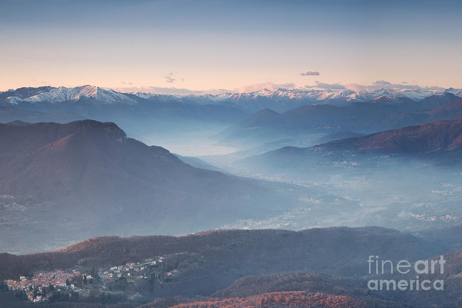 The italian alps at sunset Photograph by Matteo Colombo
