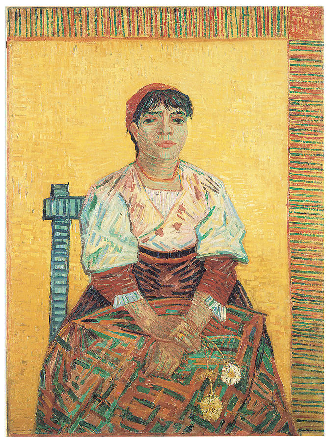 Vincent Van Gogh Painting - The Italian Woman by Vincent Van Gogh