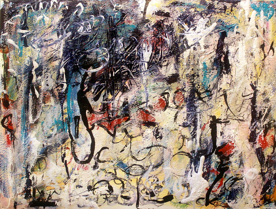 Abstract Painting - The Itch Youll Never Scratch by Mary C Farrenkopf