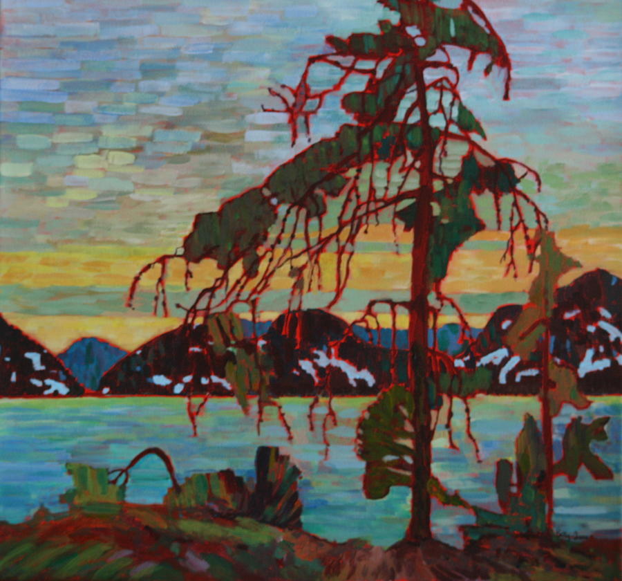 The Jack Pine After Tom Thomson Painting by Betty-Anne McDonald